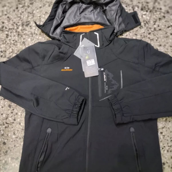 Venta Campera Salomon camuflada Verde Negra - Image 2